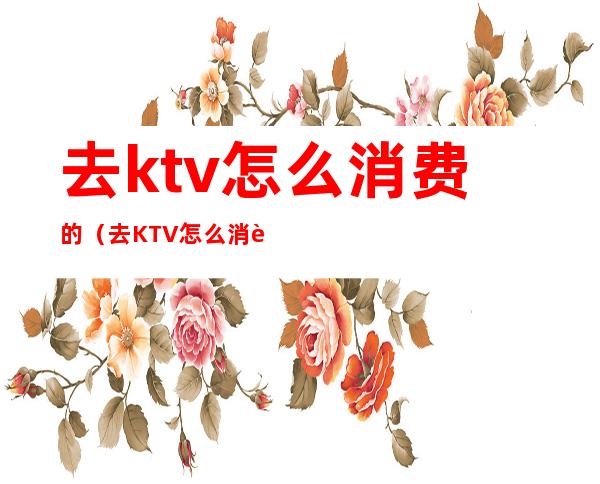 去ktv怎么消费的(去KTV怎么消费)