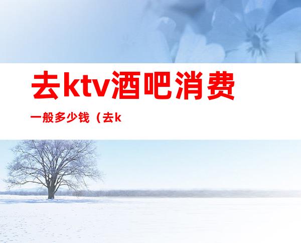 去ktv酒吧消费一般多少钱(去ktv大概多少钱)