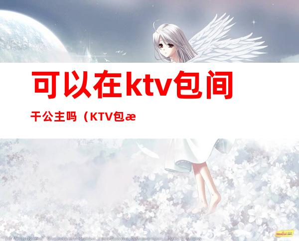 可以在ktv包间干公主吗(KTV包房公主是做什么的)