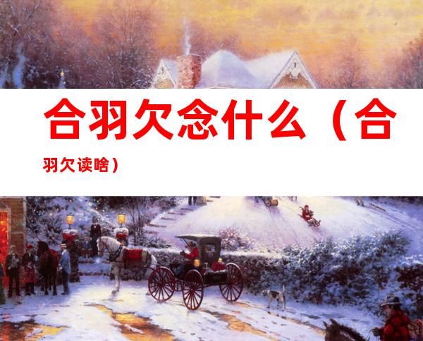 合羽欠念什么(合羽欠读啥)