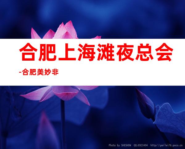 合肥上海滩夜总会-合肥美妙非凡的夜总会