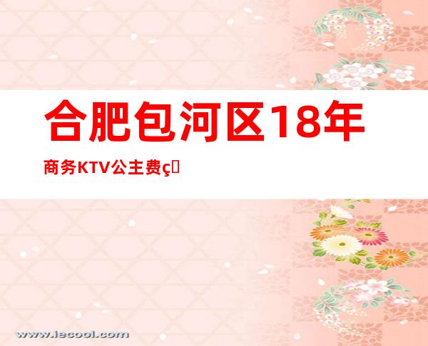 合肥包河区18年商务KTV公主费用多少?包厢预定方式。