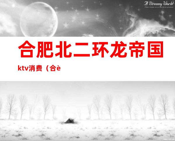 合肥北二环龙帝国ktv消费(合肥最豪华的ktv)