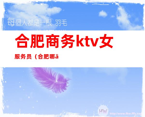 合肥商务ktv女服务员(合肥哪些ktv带服务)