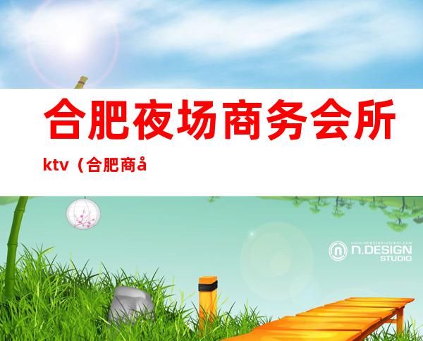 合肥夜场商务会所ktv(合肥商务夜总会预定)