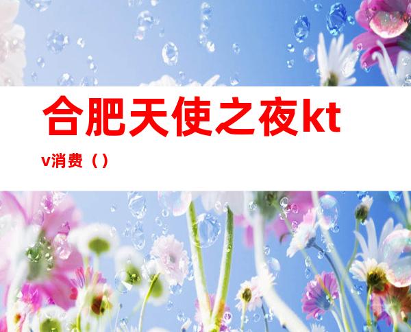 合肥天使之夜ktv消费()