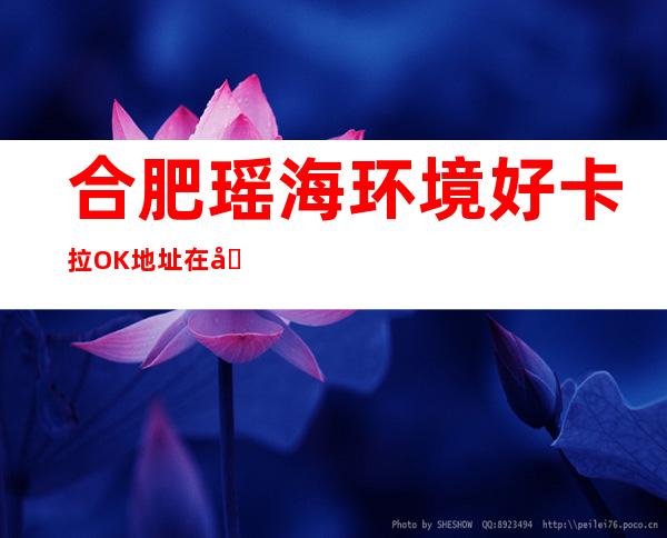 合肥瑶海环境好卡拉OK地址在哪里 – 合肥瑶海商务KTV