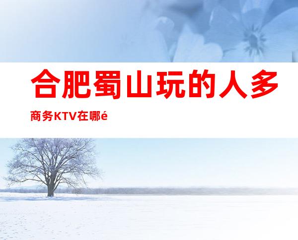 合肥蜀山玩的人多商务KTV在哪里找谁预订 – 合肥蜀山商务KTV