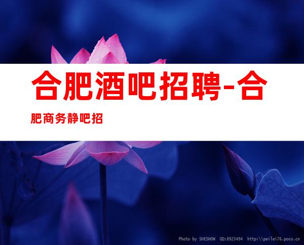 合肥酒吧招聘-合肥商务静吧招聘生意好保证上班
