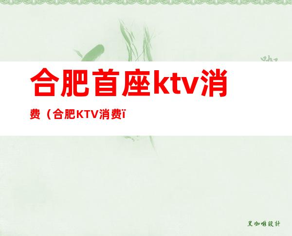 合肥首座ktv消费（合肥KTV消费）