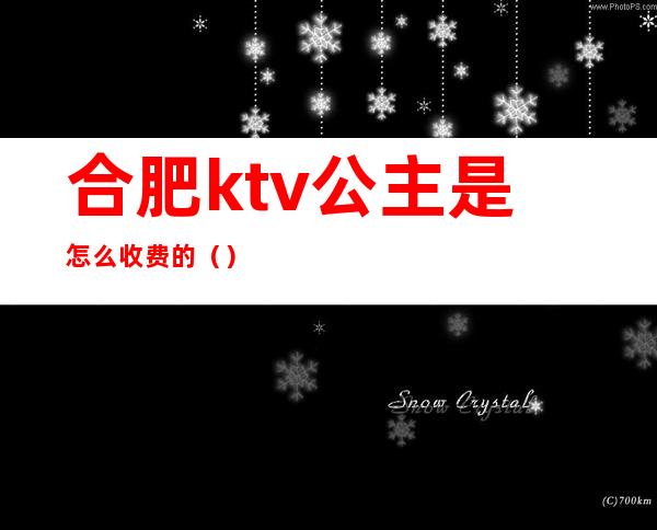 合肥ktv公主是怎么收费的()
