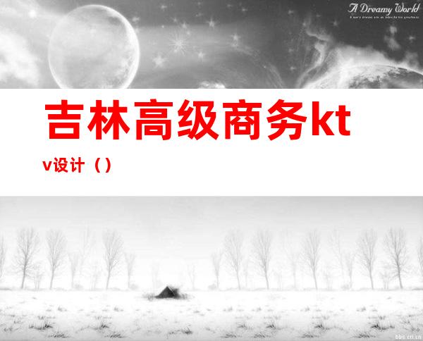 吉林高级商务ktv设计()