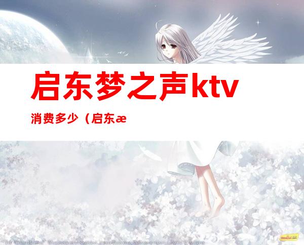 启东梦之声ktv消费多少(启东梦之声ktv消费多少钱)