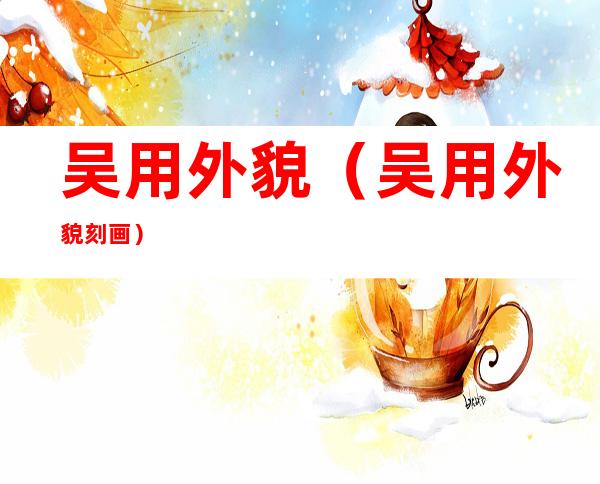 吴用外貌(吴用外貌刻画)