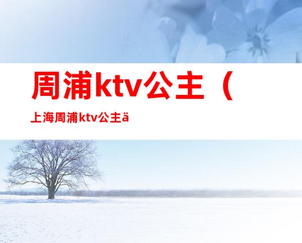 周浦ktv公主(上海周浦ktv公主一个多少钱)