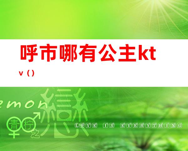 呼市哪有公主ktv()