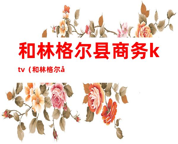 和林格尔县商务ktv(和林格尔县人民政府官网)