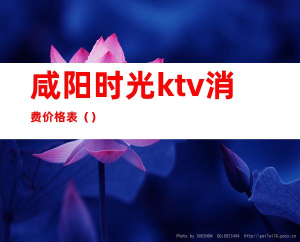 咸阳时光ktv消费价格表()