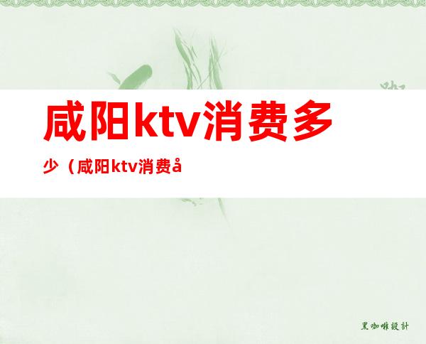 咸阳ktv消费多少（咸阳ktv消费多少钱一天）