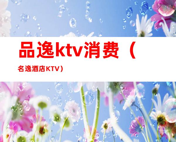 品逸ktv消费（名逸酒店KTV）