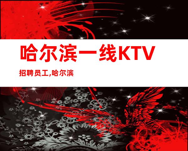 哈尔滨一线KTV招聘员工,哈尔滨没网红夜工作只需身高凿壁偷光