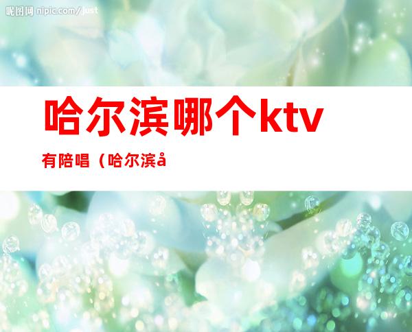 哈尔滨哪个ktv有陪唱（哈尔滨哪个ktv有陪唱平房区）
