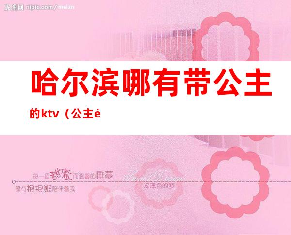 哈尔滨哪有带公主的ktv(公主领到哈尔滨多远)