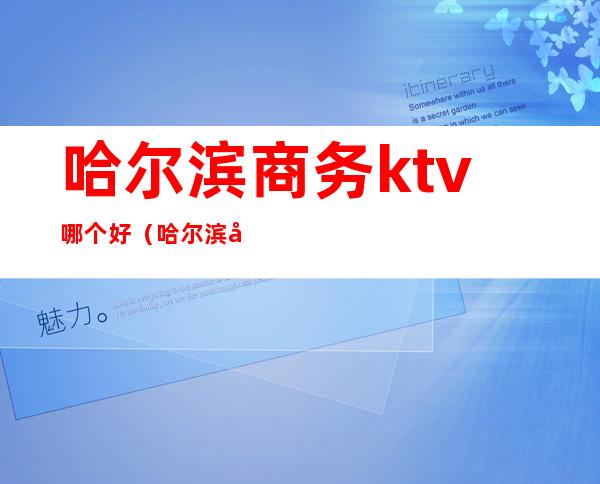 哈尔滨商务ktv哪个好（哈尔滨带商务ktv的酒店）