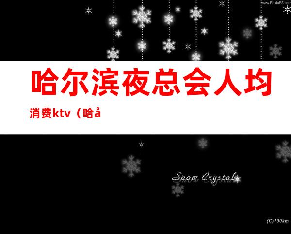 哈尔滨夜总会人均消费ktv(哈尔滨市最好的夜总会)