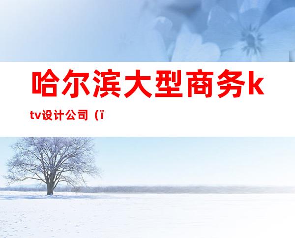 哈尔滨大型商务ktv设计公司()
