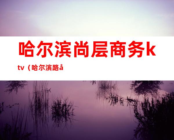 哈尔滨尚层商务ktv(哈尔滨路尚集团)