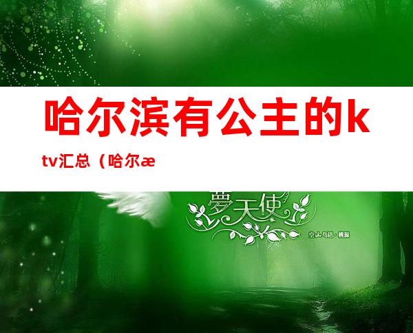 哈尔滨有公主的ktv汇总（哈尔滨有公主的ktv汇总吗）
