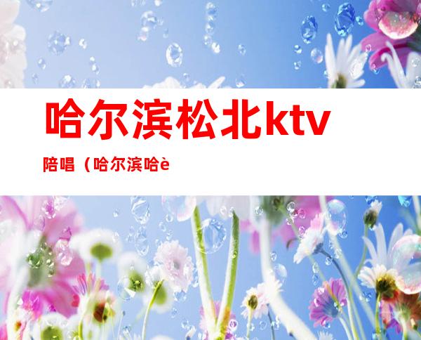 哈尔滨松北ktv陪唱(哈尔滨哈西ktv陪唱)