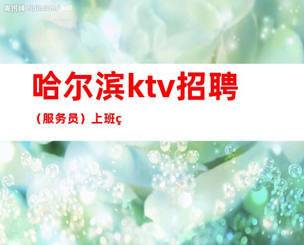 哈尔滨ktv招聘(服务员)上班率高生意火爆直招聘