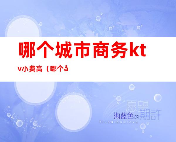 哪个城市商务ktv小费高(哪个城市商务ktv小费高一点)