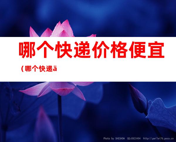 哪个快递价格便宜（哪个快递价格便宜一点）