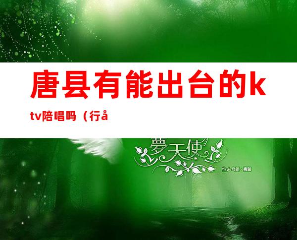 唐县有能出台的ktv陪唱吗(行唐县哪个ktv有陪唱)