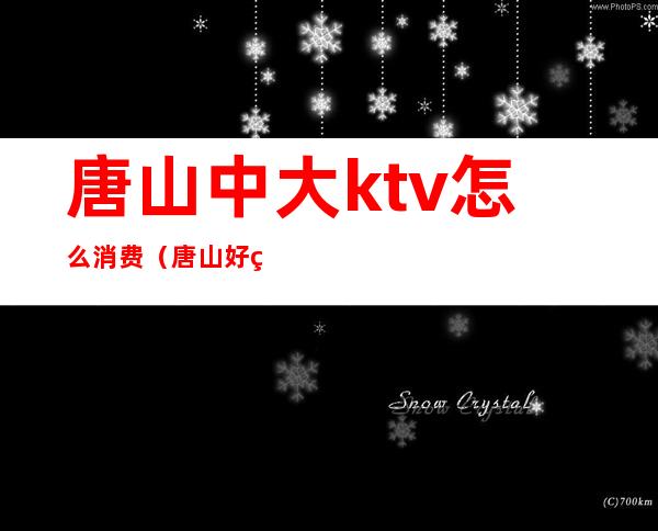 唐山中大ktv怎么消费(唐山好玩的KTV)