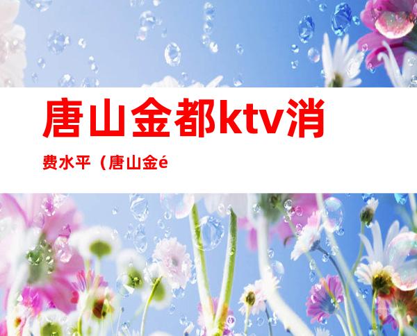 唐山金都ktv消费水平(唐山金都KTV)