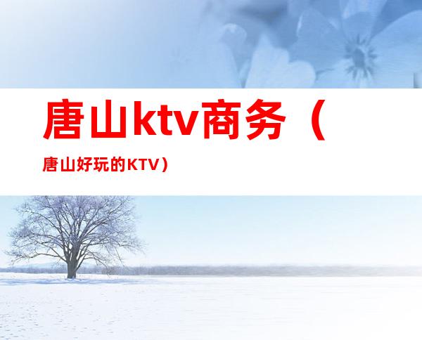唐山ktv商务（唐山好玩的KTV）