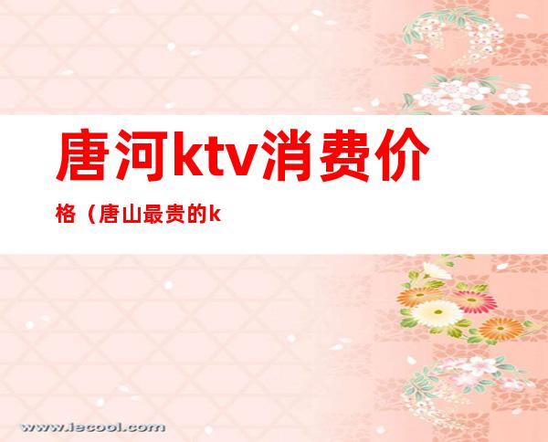 唐河ktv消费价格(唐山最贵的ktv)