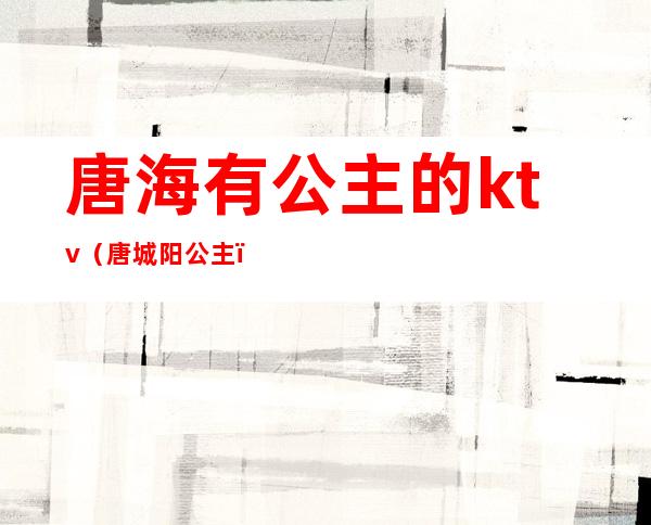 唐海有公主的ktv(唐 城阳公主)