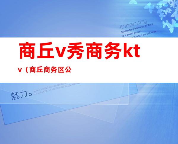 商丘v秀商务ktv(商丘商务区公安局)