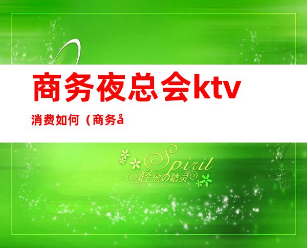 商务夜总会ktv消费如何(商务夜总会ktv消费如何入账)