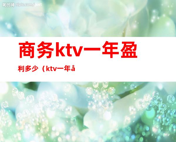 商务ktv一年盈利多少(ktv一年利润)