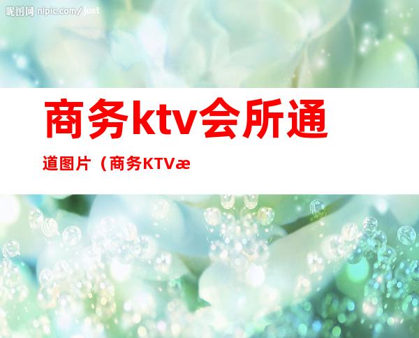商务ktv会所通道图片（商务KTV效果图）