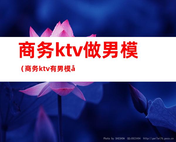 商务ktv做男模（商务ktv有男模吗）