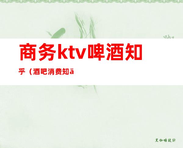 商务ktv啤酒知乎(酒吧消费知乎)