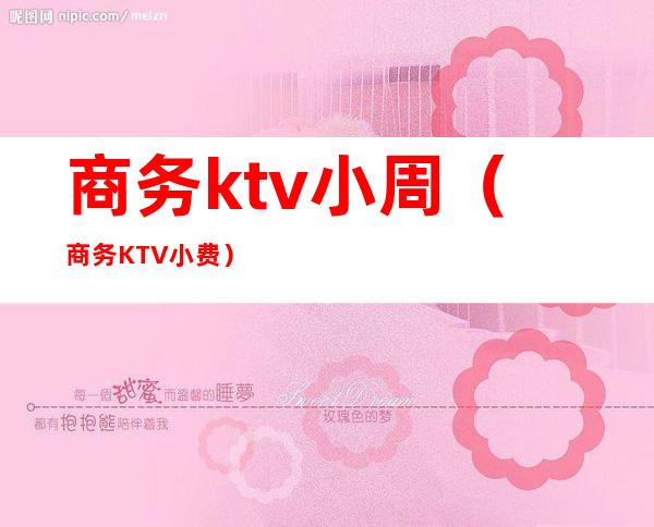 商务ktv小周(商务KTV小费)