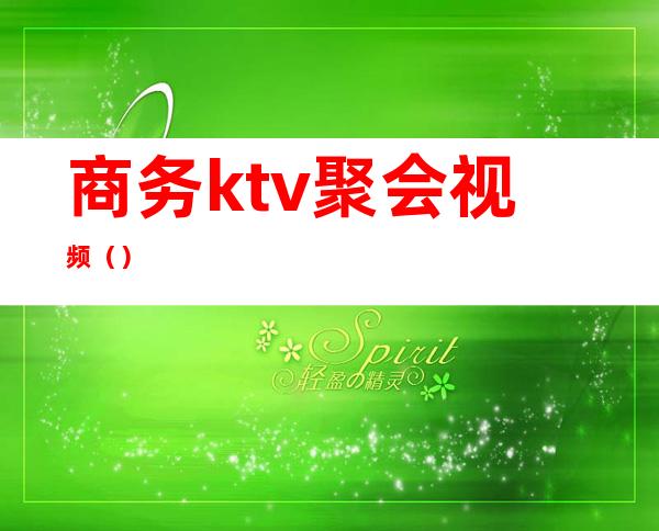 商务ktv聚会视频()